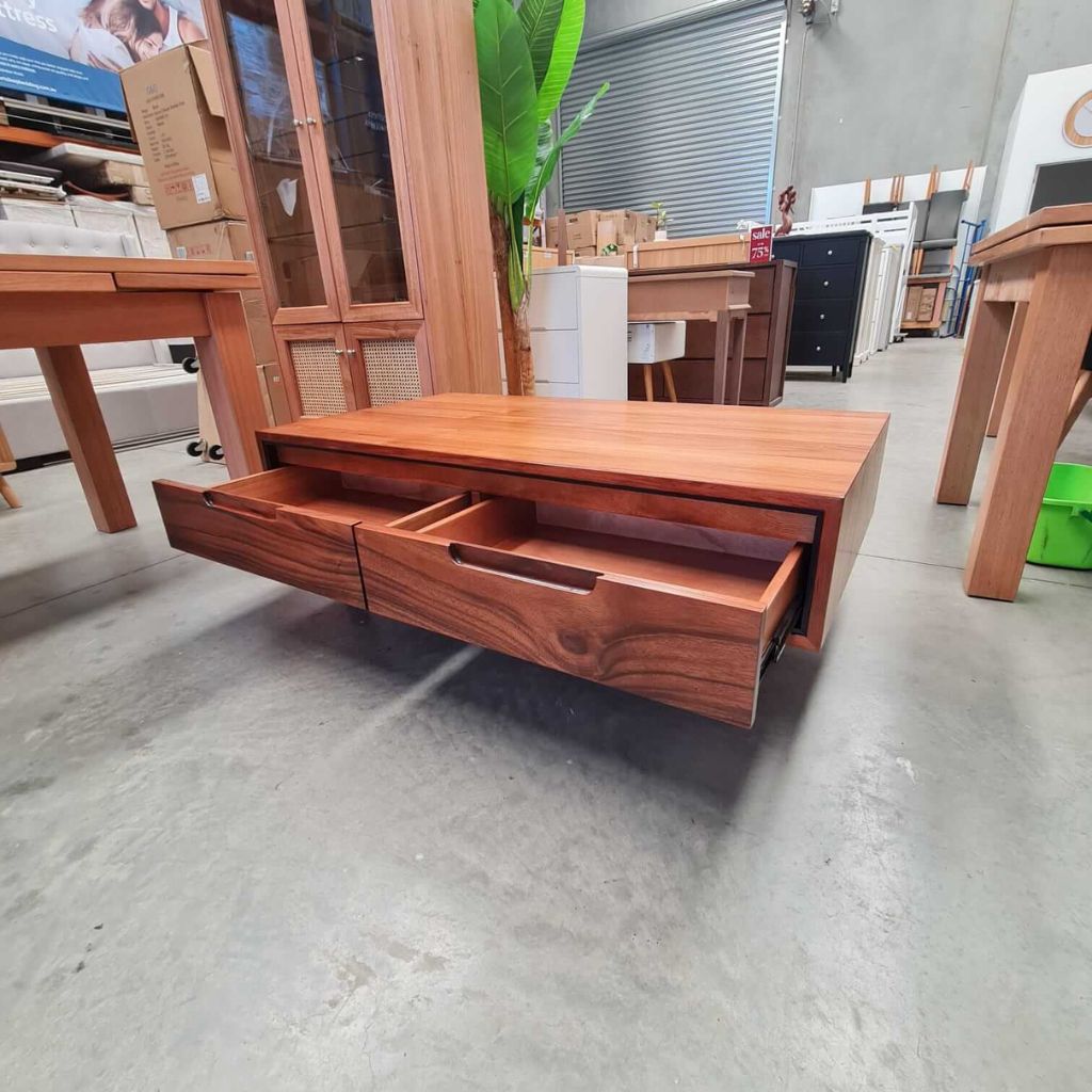 Tasmanian Blackwood 2-Drawer Coffee Table