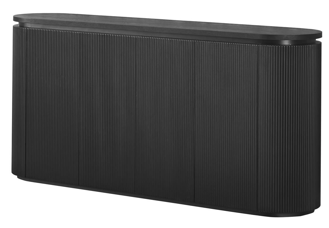 Topaz black timber veneer buffet