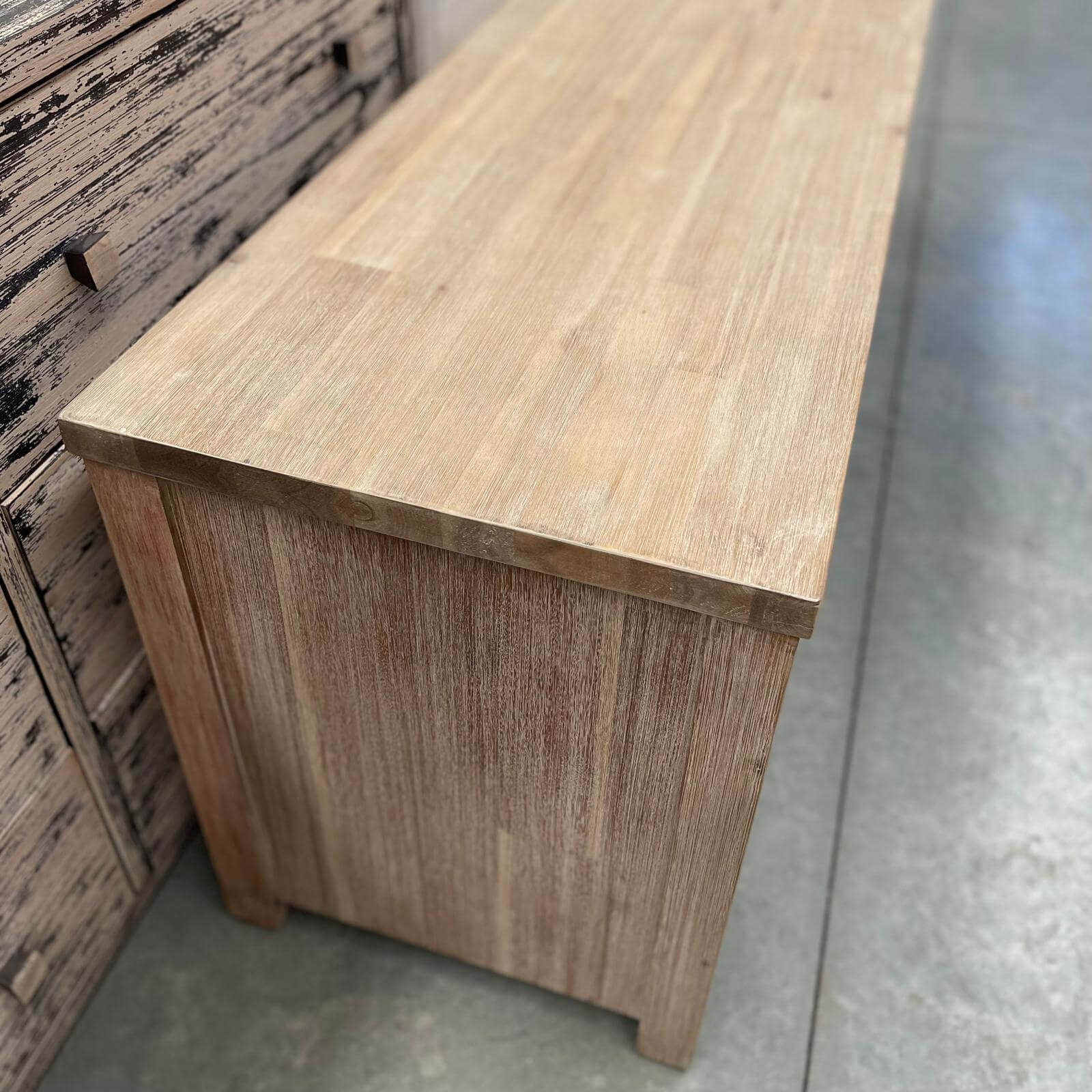 Amberwood Brownwash Entertainment Unit