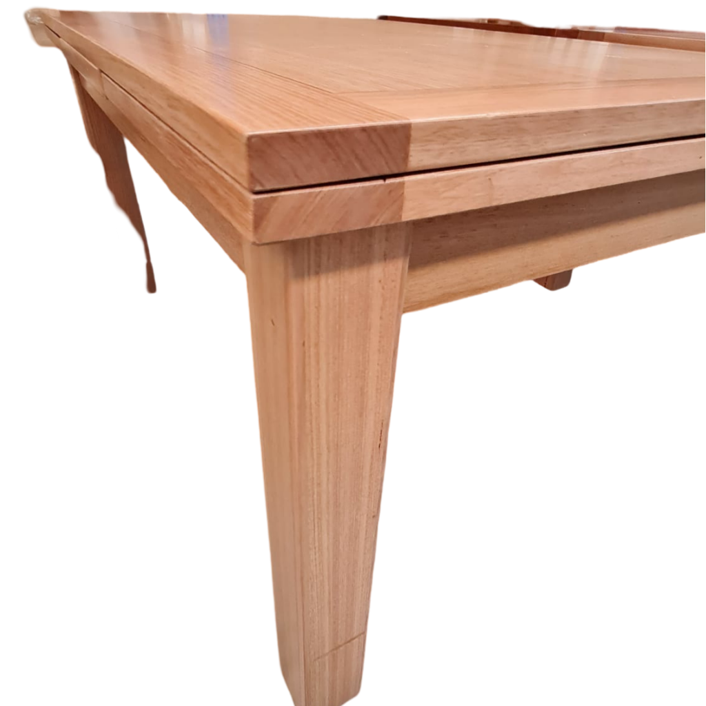 TASMANIAN OAK 1.5M/2.5M EXTENDABLE DINING TABLE