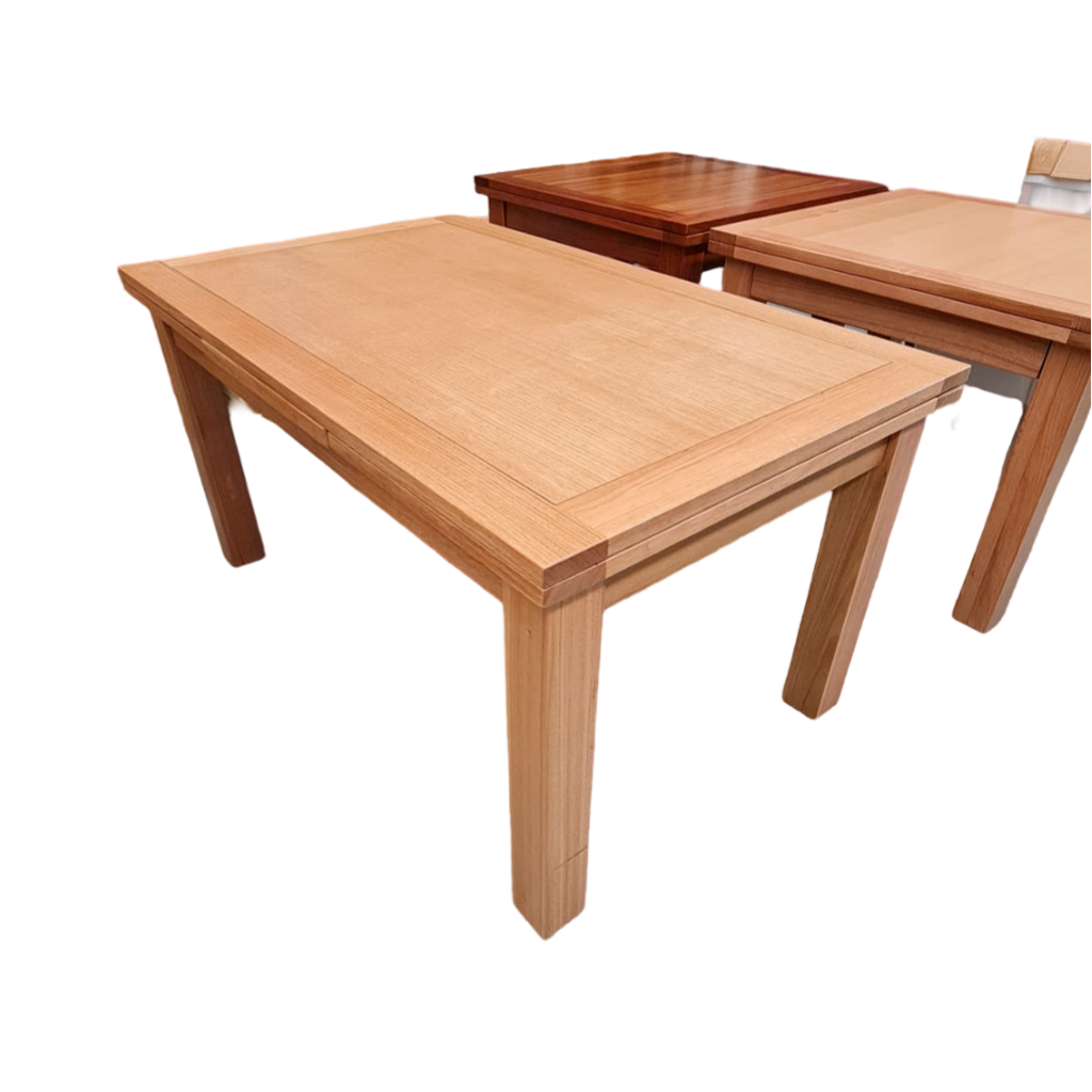 TASMANIAN OAK 1.5M/2.5M EXTENDABLE DINING TABLE