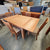 Tasmanian Oak 1m/1.6m Extendable Dining Table