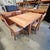 Tasmanian Oak 1m/1.6m Extendable Dining Table