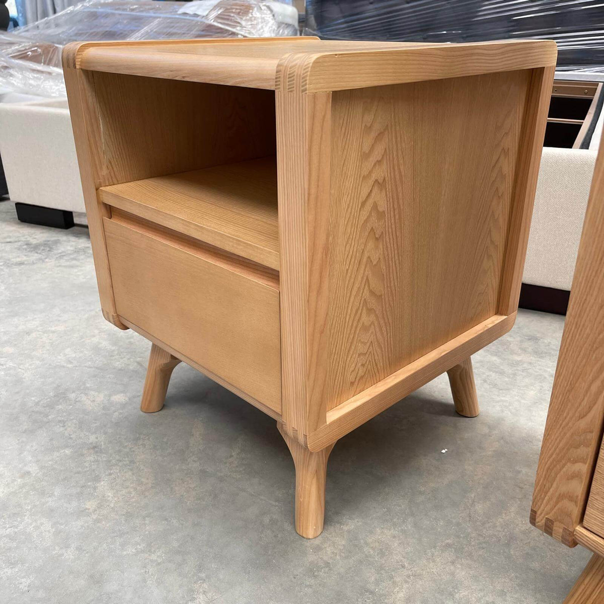 Nordic Tallboy &amp; Bedside Table Set