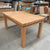 Tasmanian Oak 1.5m/2.5m Extension Dining Table in Wheat Stain