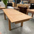 Tasmanian Oak 1.5m/2.5m Extension Dining Table in Wheat Stain