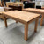 Tasmanian Oak 1.5m/2.5m Extension Dining Table in Wheat Stain