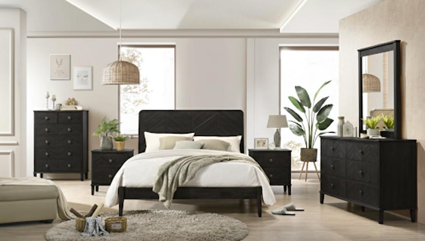 Brunswick Bed Frame — Black — product photo