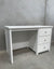 Aspro White 3-Drawer Desk