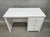 Aspro White 3-Drawer Desk
