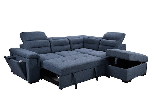 Westport Sofa Bed in Blue