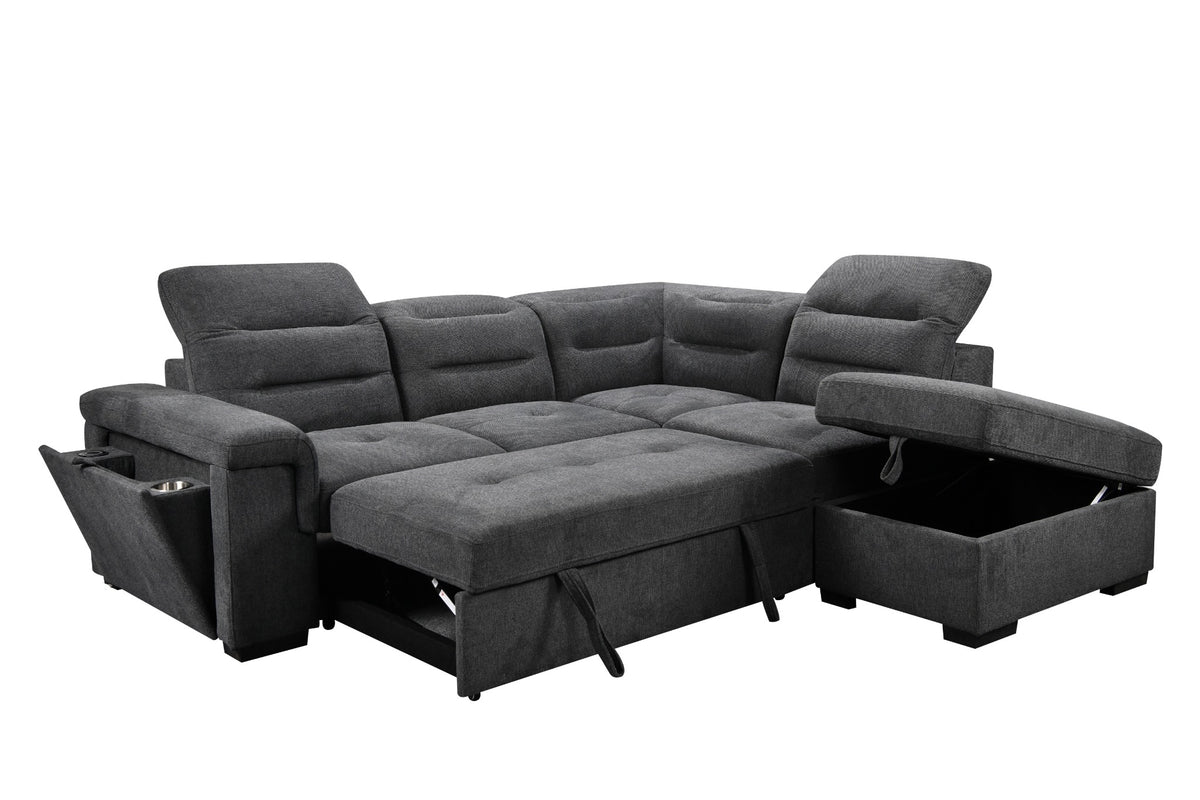 Westport Sofa Bed in Dark Grey
