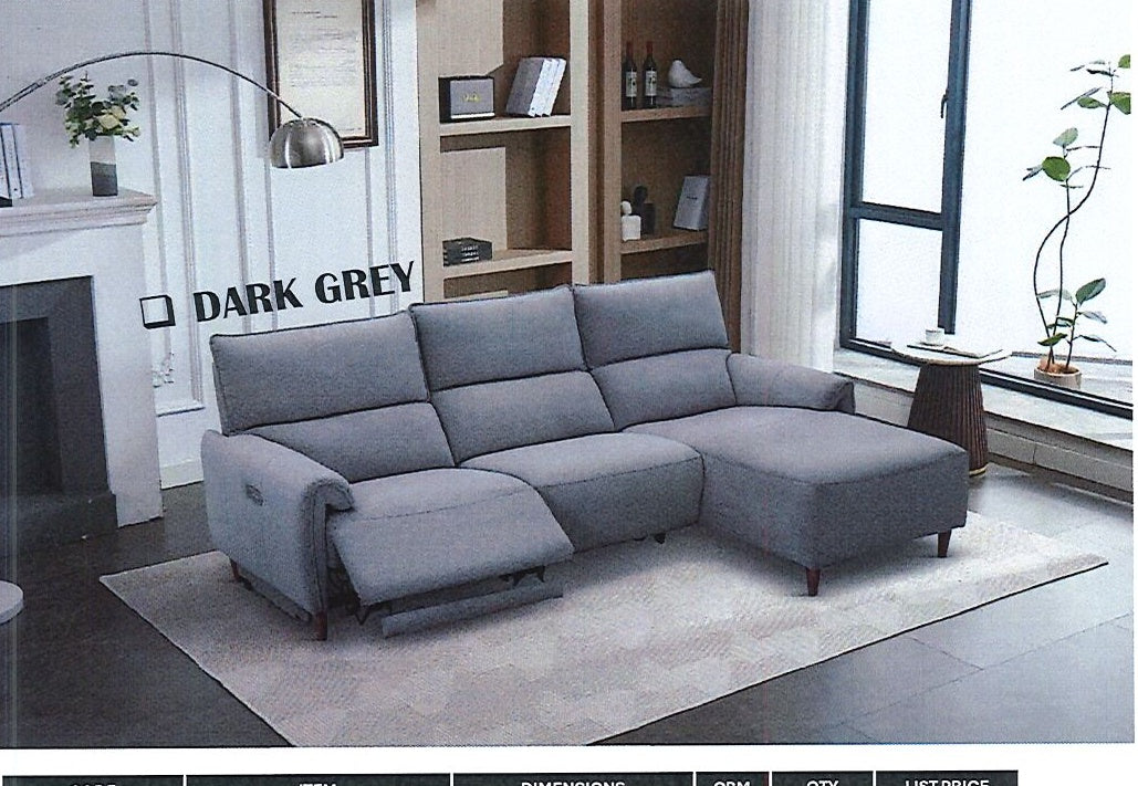 Warrington Corner Lounge - Dark Grey