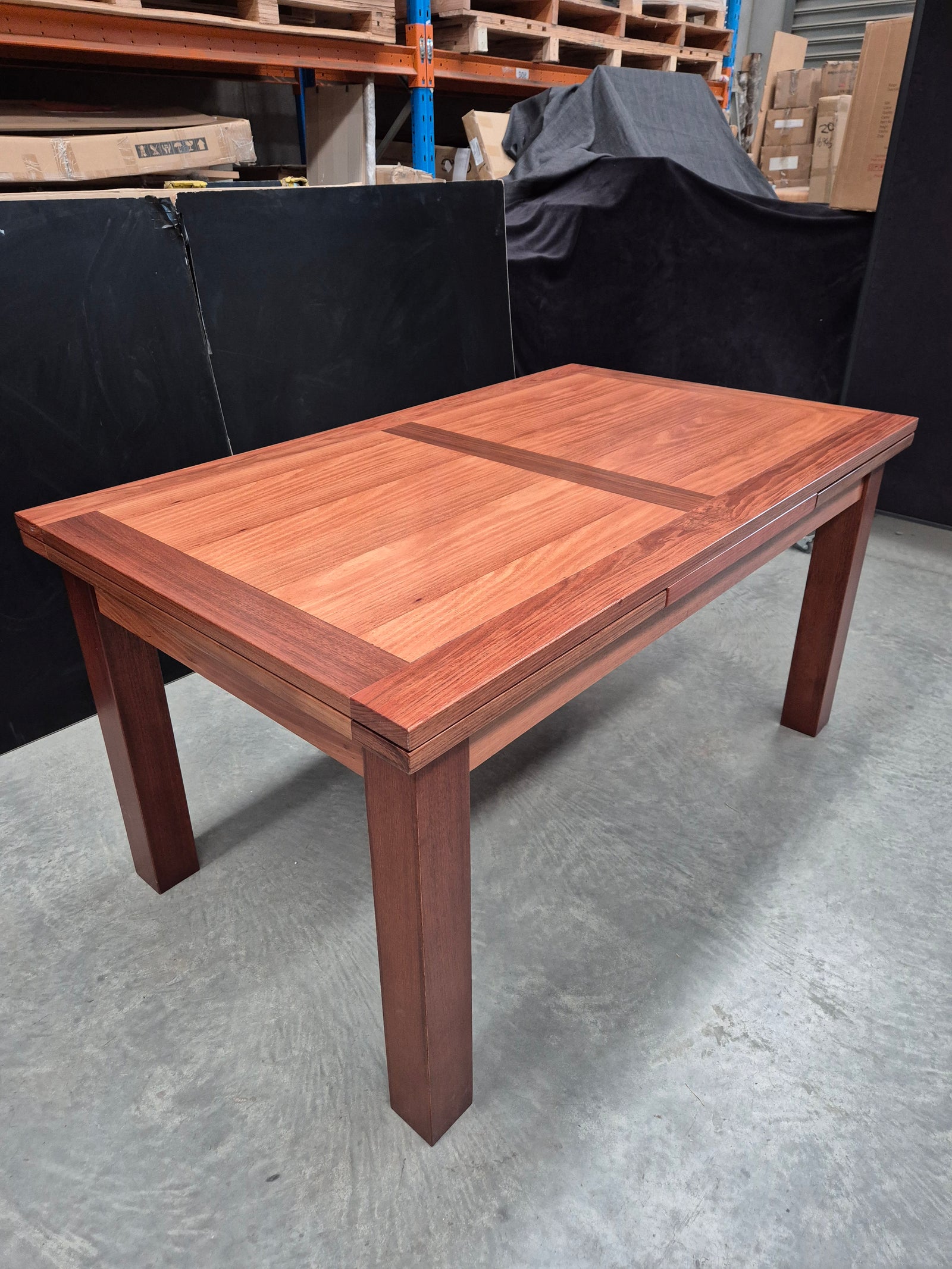 Extended Australian Blackwood Dining Table 1.5m - 2.5m