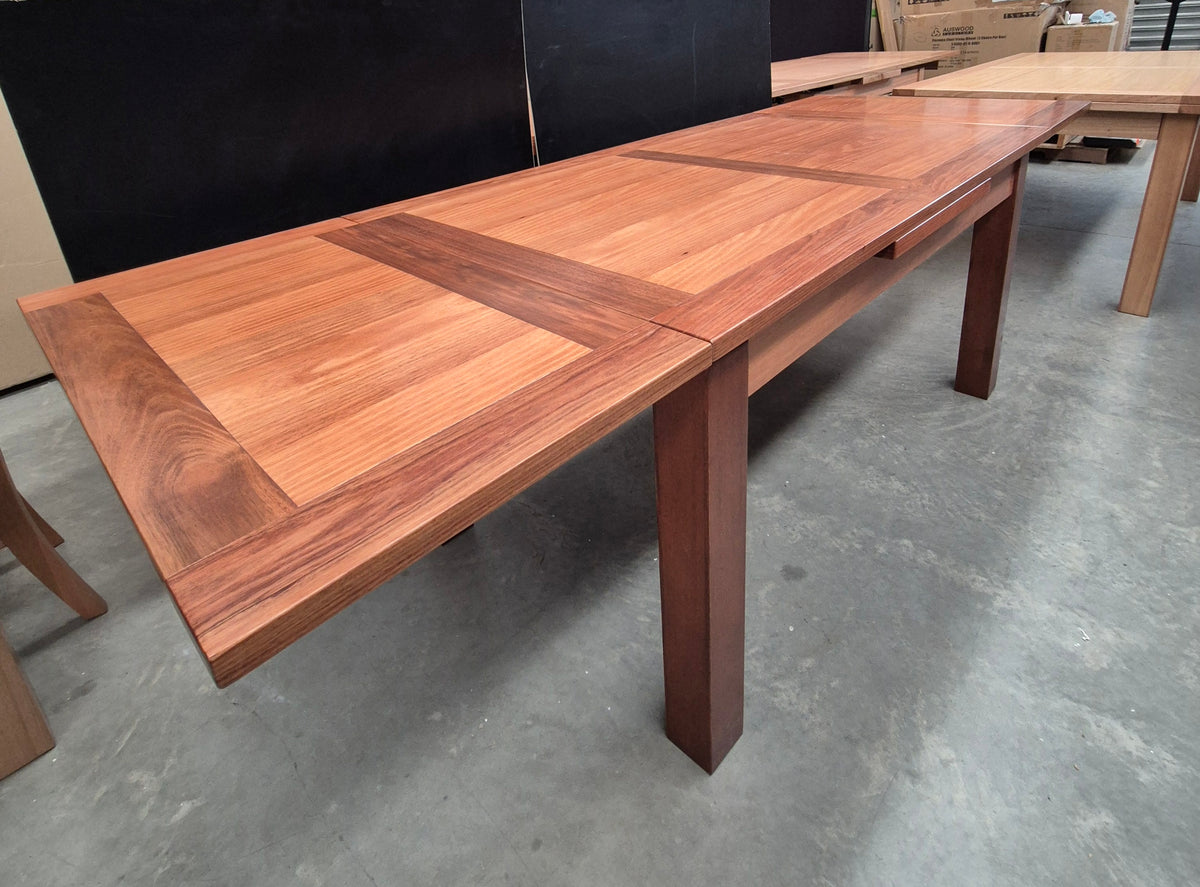 Extended Australian Blackwood Dining Table 1.5m - 2.5m