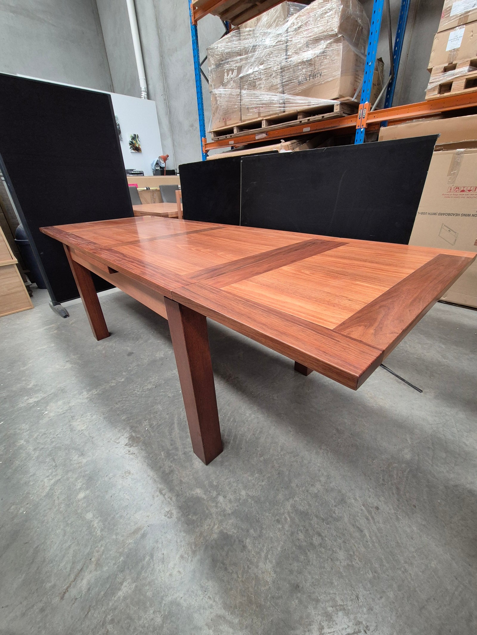 Extended Australian Blackwood Dining Table 1.5m - 2.5m