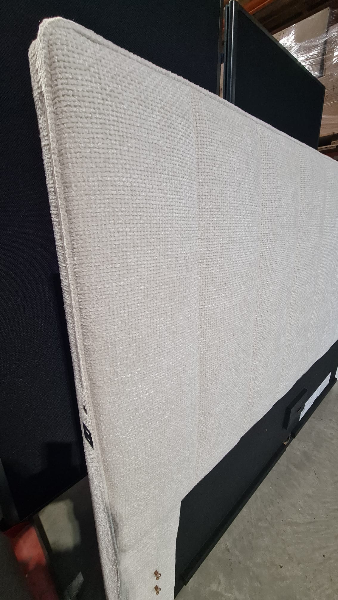Queen Bed Headboard - Premium Warwick Fabric / Ex Display Clearance