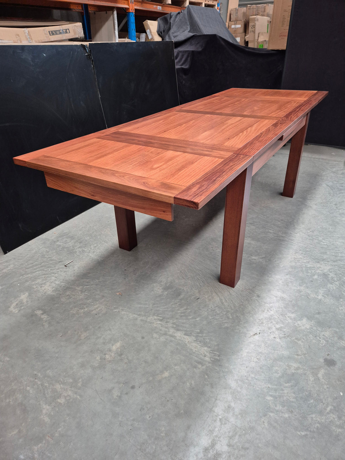 Extended Australian Blackwood Dining Table 1.5m - 2.5m