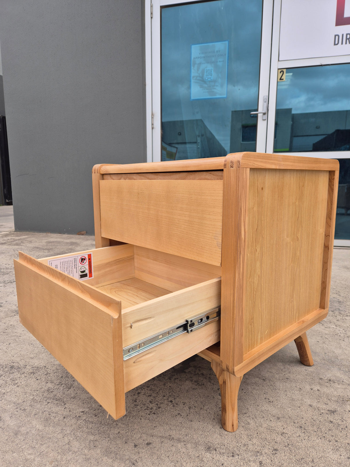 Nordic Ash | 2 Drawer Bedside Tables
