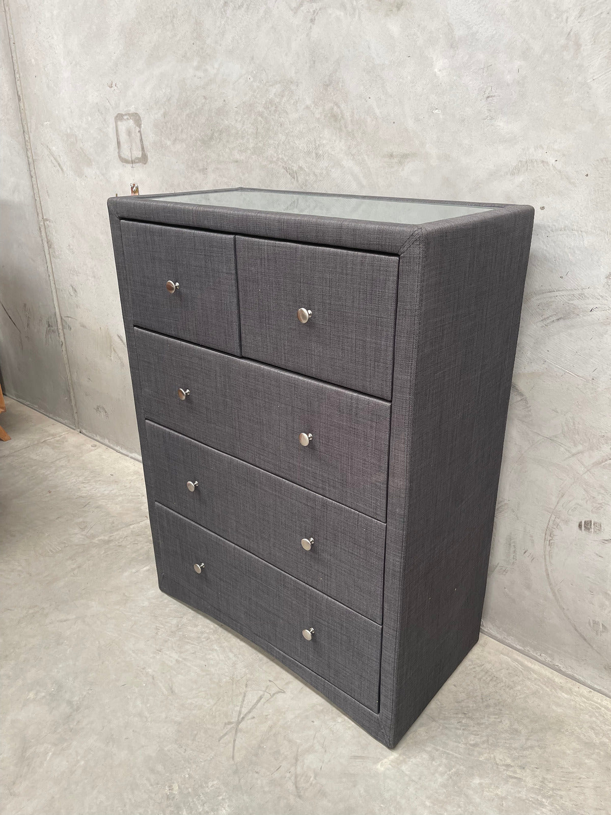 Ashton Slate 5-Drawer Tallboy