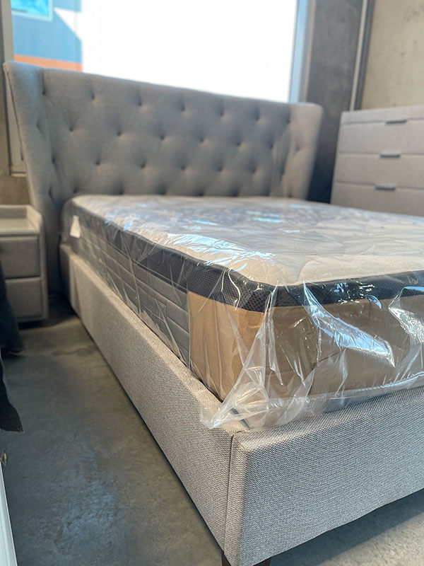 Luna Light-Grey Queen Bed