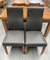 Aurora High-Back Leather Dining Chairs