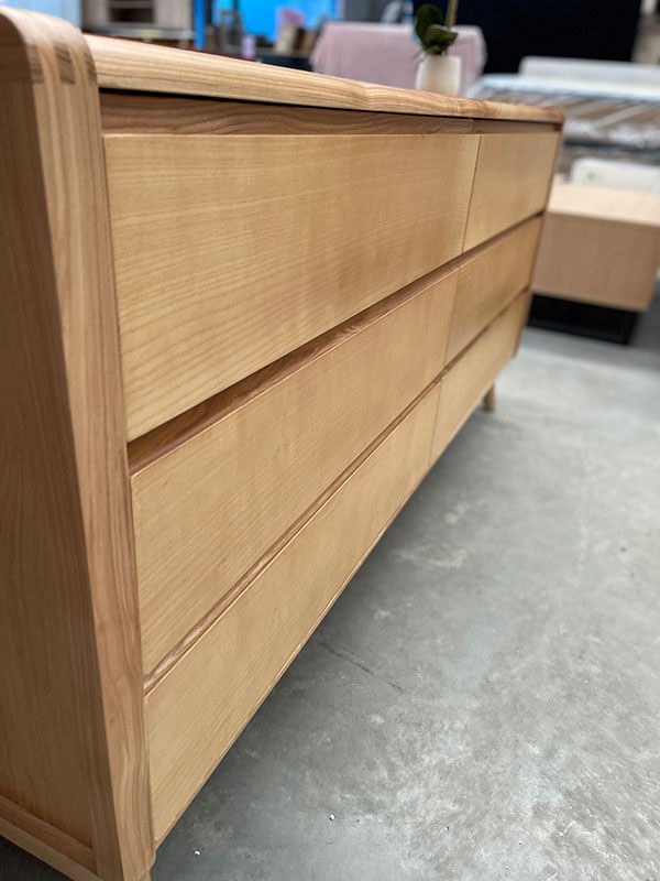Nordic 6-Drawer Dresser