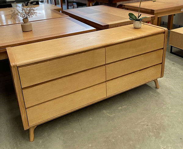 Nordic 6-Drawer Dresser