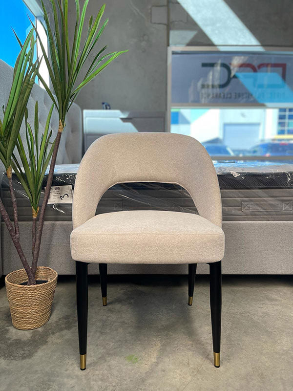 Atlanta Luxe Beige Dining Chair